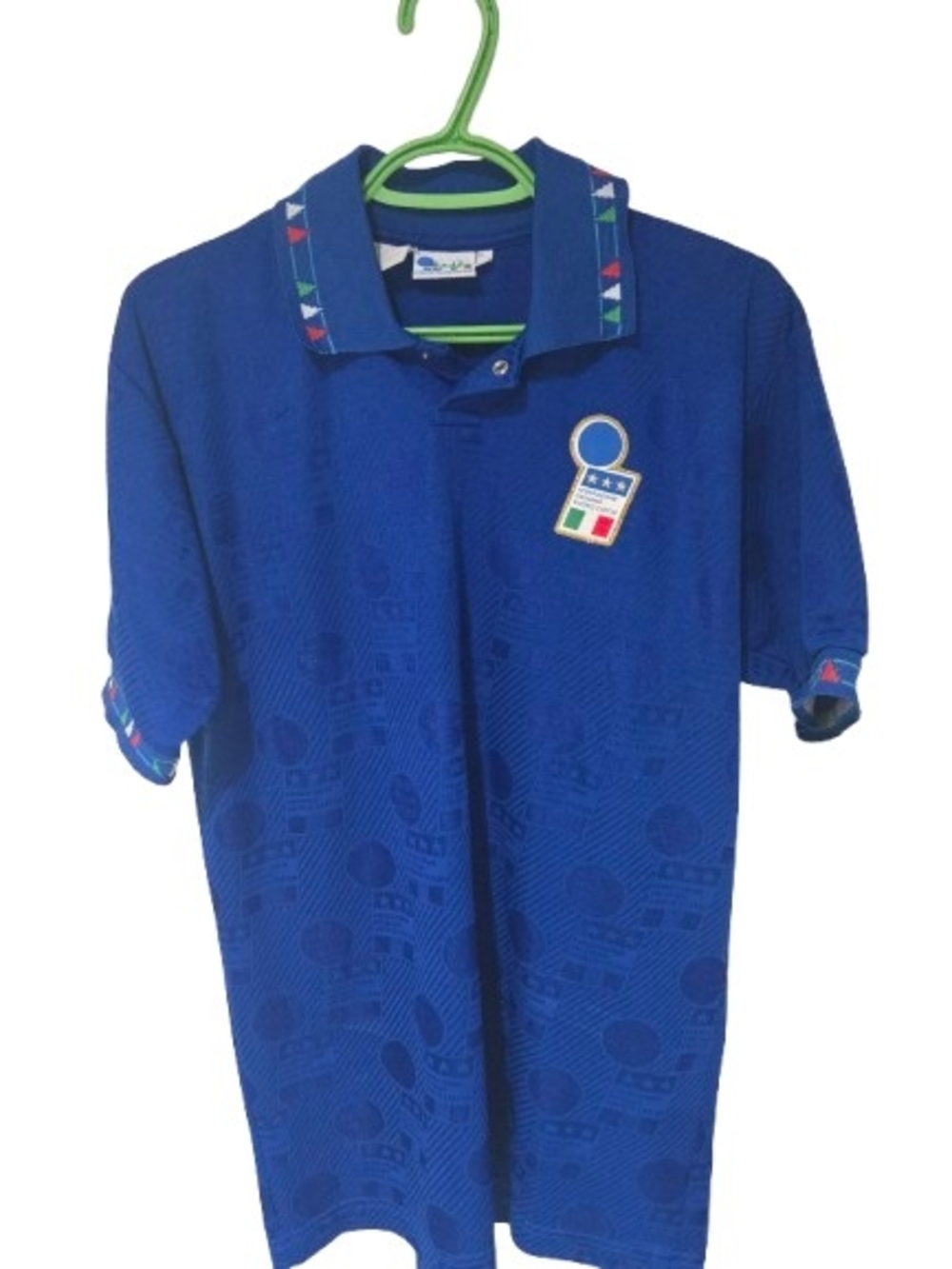 RARE 1992-94 Italy Diadora Player Issue FIGC Jersey Made in Italy Vintage